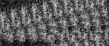 Siyah-beyaz grunge vektör arka planı. Leke ve çatlaklardan gelen tek renkli doku geniş ekran. Tasarım ve yazdırma için soyut ögeler