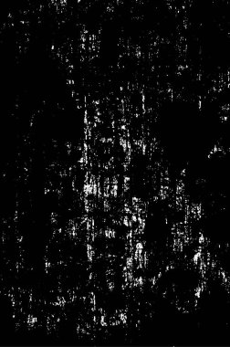 Siyah-beyaz grunge vektör arka planı. Leke ve çatlaklardan gelen tek renkli doku geniş ekran. Tasarım ve yazdırma için soyut ögeler