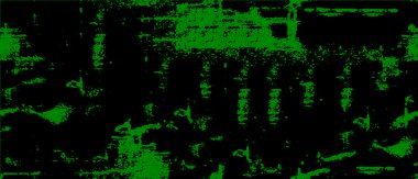 Siyah-beyaz grunge vektör arka planı. Leke ve çatlaklardan gelen tek renkli doku geniş ekran. Tasarım ve yazdırma için soyut ögeler