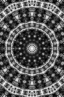 Vektör Dikişsiz siyah beyaz etnik desen 