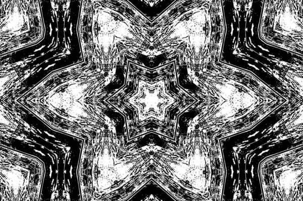 Fond Noir Blanc Abstrait Texture Monochrome Style Grunge Ancien Motif — Image vectorielle