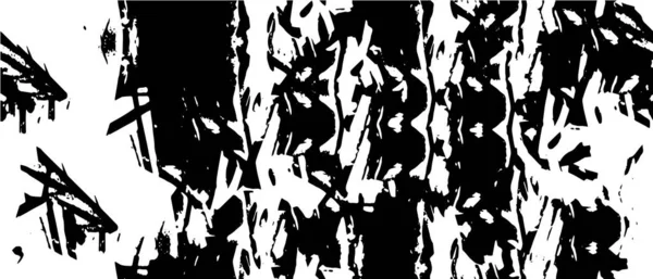 抽象的な黒と白の背景 グラウンジスタイルのモノクロテクスチャー 割れることからの古いヴィンテージ パターン 衰退の印刷物および設計 — ストックベクタ