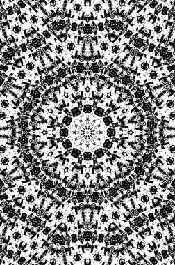 siyah ve beyaz soyut doku vektör çizimi   