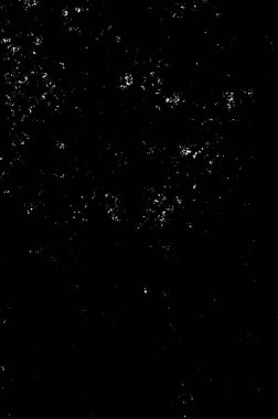 Grunge üst üste biniyor. Soyut siyah-beyaz vektör arkaplanı. Çatlak, leke ve noktalarda kirli desenli tek renkli klasik yüzey. Karanlık korku tarzında eski bir duvar.