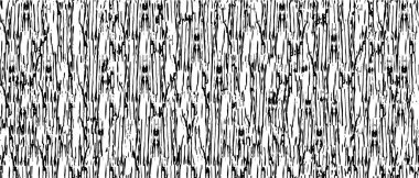 Grunge üst üste biniyor. Soyut siyah-beyaz vektör arkaplanı. Çatlak, leke ve noktalarda kirli desenli tek renkli klasik yüzey. Karanlık korku tarzında eski bir duvar.