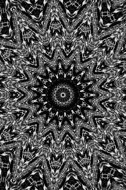 siyah ve beyaz soyut doku vektör çizimi   