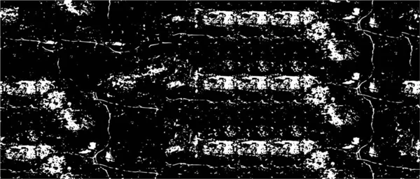 Grunge siyah beyaz desen. Monokrom soyut dokusu. Çatlakların, sürtünmelerin, çiplerin, lekelerin, mürekkep lekelerinin, çizgilerin geçmişi. Koyu tasarım arka plan yüzeyi