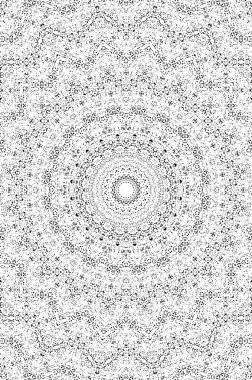 Vektör Dikişsiz siyah beyaz etnik desen 