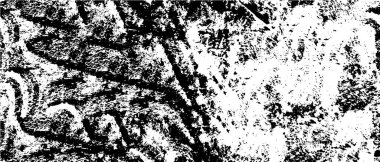 Grunge dokuyu örtüyor. Soyut siyah-beyaz vektör arkaplanı. Tek renkli vintage yüzey      