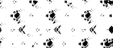 Grunge dokuyu örtüyor. Soyut siyah-beyaz vektör arkaplanı. Tek renkli vintage yüzey      