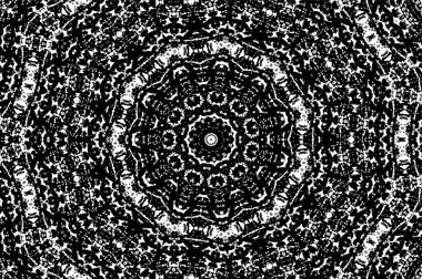 siyah ve beyaz soyut doku vektör çizimi   