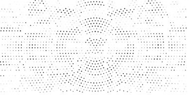 Grunge üst üste biniyor. Soyut siyah-beyaz vektör arkaplanı. Çatlak, leke ve noktalarda kirli desenli tek renkli klasik yüzey. Karanlık korku tarzında eski bir duvar.