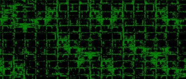 Grunge üst üste biniyor. Soyut siyah-beyaz vektör arkaplanı. Çatlak, leke ve noktalarda kirli desenli tek renkli klasik yüzey. Karanlık korku tarzında eski bir duvar.