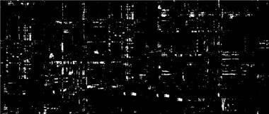 Grunge dokuyu örtüyor. Soyut siyah-beyaz vektör arkaplanı. Tek renkli vintage yüzey      