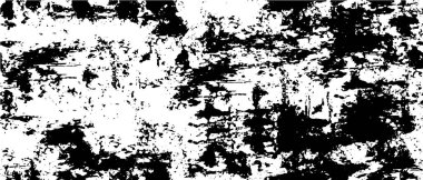 Grunge dokuyu örtüyor. Soyut siyah-beyaz vektör arkaplanı. Tek renkli vintage yüzey      