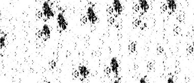 Grunge dokuyu örtüyor. Soyut siyah-beyaz vektör arkaplanı. Tek renkli vintage yüzey      