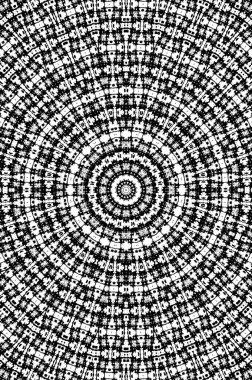 Fraktal desen. Soyut arkaplan. siyah ve beyaz resim.