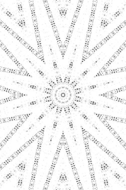 Fraktal desen. Soyut arkaplan. siyah ve beyaz resim.