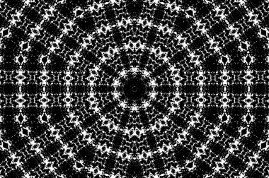 Fraktal desen. Soyut arkaplan. siyah ve beyaz resim.