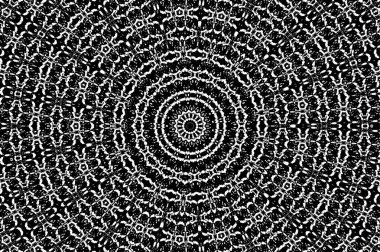 Fraktal desen. Soyut arkaplan. siyah ve beyaz resim.