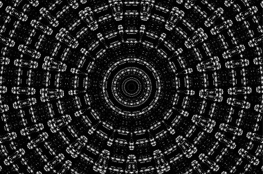 Fraktal desen. Soyut arkaplan. siyah ve beyaz resim.