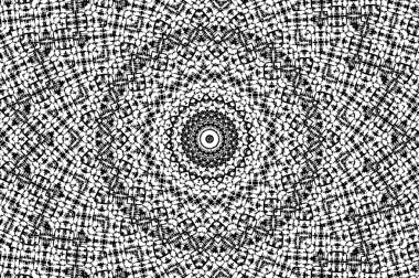 Fraktal desen. Soyut arkaplan. siyah ve beyaz resim.