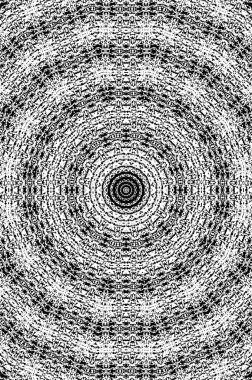 Vektör Dikişsiz siyah beyaz etnik desen 