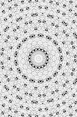 Çember geometrik şekilli soyut desen, vektör illüstrasyonu