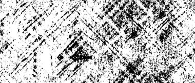 Tek renkli Grunge Deseni. Çizilmiş Çizgiler, Benekler ve Damlalar Banner, Kart, Duvar Kağıdı İçin Soyut Siyah ve Beyaz Dokusu. Farklı Elementlerle Retro Rough Yarım Tonlama Arkaplanı