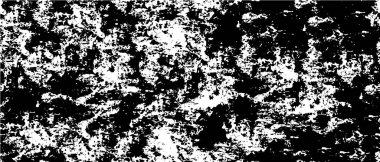 Tek renkli Grunge Deseni. Çizilmiş Çizgiler, Benekler ve Damlalar Banner, Kart, Duvar Kağıdı İçin Soyut Siyah ve Beyaz Dokusu. Farklı Elementlerle Retro Rough Yarım Tonlama Arkaplanı