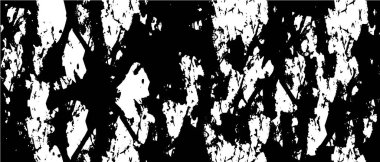 Tek renkli Grunge Deseni. Çizilmiş Çizgiler, Benekler ve Damlalar Banner, Kart, Duvar Kağıdı İçin Soyut Siyah ve Beyaz Dokusu. Farklı Elementlerle Retro Rough Yarım Tonlama Arkaplanı