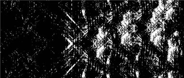 Tek renkli Grunge Deseni. Çizilmiş Çizgiler, Benekler ve Damlalar Banner, Kart, Duvar Kağıdı İçin Soyut Siyah ve Beyaz Dokusu. Farklı Elementlerle Retro Rough Yarım Tonlama Arkaplanı