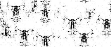 Monokrom elementlerle soyut desen. vektör illüstrasyonu