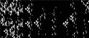 Monokrom elementlerle soyut desen. vektör illüstrasyonu