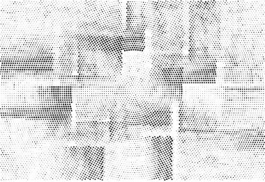 Noktalı soyut siyah beyaz arka plan. vektör illüstrasyonu 