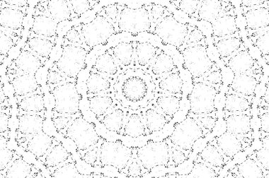 Siyah ve beyaz çiziminin kusursuz deseni