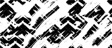 Monokrom elementlerle soyut desen. vektör illüstrasyonu