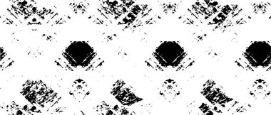 Siyah ve beyaz soyut arka plan. Çatlakların, tozun, lekelerin tek renkli dokusu. Yazdırma ve tasarım için desen