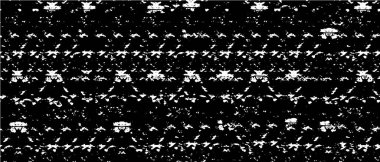 Siyah ve beyaz soyut arka plan. Çatlakların, tozun, lekelerin tek renkli dokusu. Yazdırma ve tasarım için desen