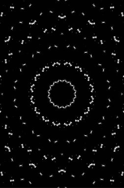 Yuvarlak desen tekrarlanıyor. tek renkli resim.