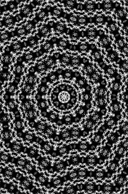 Yuvarlak desen tekrarlanıyor. tek renkli resim.