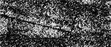 Grunge üst üste biniyor. Soyut siyah-beyaz vektör arkaplanı. Çatlak, leke ve noktalarda kirli desenli tek renkli klasik yüzey. Karanlık korku tarzında eski bir duvar.