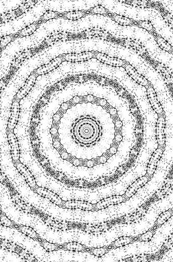 Vektör Dikişsiz siyah beyaz etnik desen 