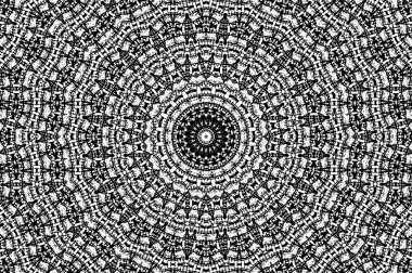 Yuvarlak desen tekrarlanıyor. tek renkli resim.