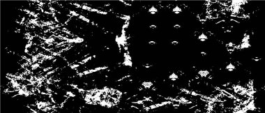 soyut grunge doku arka planı siyah ve beyaz renklerde. vektör illüstrasyonu