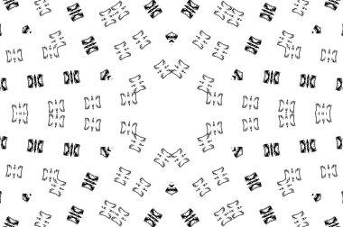 siyah ve beyaz soyut grunge dokuma vektörü çizimi   