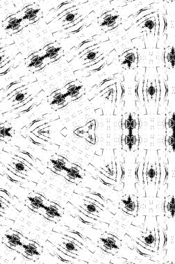 Çember geometrik şekilli kusursuz desen, vektör illüstrasyonu