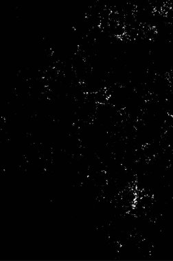 Grunge üst üste biniyor. Soyut siyah-beyaz vektör arkaplanı. Çatlak, leke ve noktalarda kirli desenli tek renkli klasik yüzey. Karanlık korku tarzında eski bir duvar.