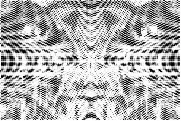 Abstrakter Schwarz Weißer Monochromer Hintergrund Grafische Vektorillustration — Stockvektor