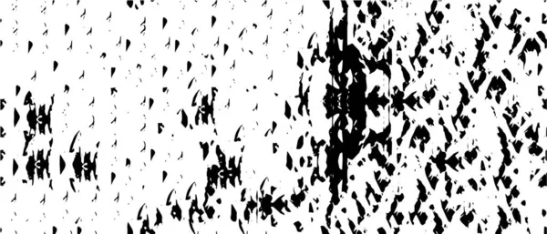 Fond Abstrait Noir Blanc Texture Monochrome Fissures Poussière Taches Modèle — Image vectorielle